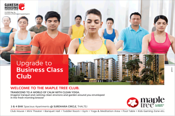 Book 3 & 4 bhk spacious apartments at Maple Tree in Thaltej, Ahemdabad